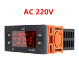 Digital Temperature Controller ETC-902 220V Mini Refrigerator Thermostat Regulator Thermoregulator Thermocouple NTC Dual Sensor