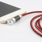 3 Core Audio Headphone Attached Cables 3.5mm Stereo Plug to Mini XLR for AK G K267, K702, K271, K712, Q701