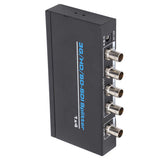 S114 SDI 1 Input 4 Output Splitter Digital SDI Dispenser Supports‑SDI HD‑SDI 3G‑SDI Up to 1320 Feet AC 100‑240V