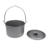 21.6 X 14.6cm Portable Hanging Pot Outdoor Camping Picnic Cooking Campfire