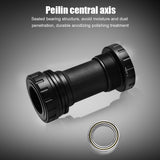 Mountain Bicycle Bottom Bracket MTB Road Bike Axis Aluminum Alloy Crankset Parts Tooth Plate Center Shaft Cycling Parts