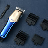 Cordless barber professional hair clipper taper lever hair trimmer cutter electric hair cutting machine haircut adjustable blade