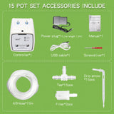 2021 New WIFI Mobile Phone Control Drip Irrigation System Intelligent Automatic Watering Device Garden Water Pump Timer System