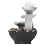 Water Fountain Decoration Continuous Water Circulation Rockery Fountain for Living Room