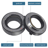 Extension Tube, Auto Focus Extension Tube Tubes Set 10mm+16mm for Fujifilm Fuji X-Mount X-T2/X-T20/X-E2S Etc.Camera Tube