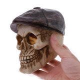 Resin Easter Island Head Bone Skull Statue Terrarium Reptile Hide Cave Aquarium Fish Tank Landscape Decor Ornament Accessories