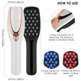 Laser Hair Growth Brush Comb Infrared Electric Massage Anti Hair Loss Phototherapy Scalp Massager Hair Comb USB Rechargeable