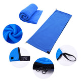 1pc Portable Fleece Sleeping Bag Liner Lightweight Tent Bed For Outdoor Hiking Backpacking Tent Bed Travel Warm Camping Blanket