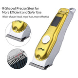 Professional Hair Clipper Men's Barber Beard Trimmer Carbon Steel Blade 2 Speed Shaving Cutting Machine Kid Adult Low Noise Cut
