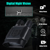Binoculars Digital Night Vision with Camera Video Replay 400M Dark Viewing Distance Infrared Illuminators for Outdoor Camping
