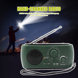 Solar Radio Hand Crank Radio AM/FM Weather Emergency Portable w/3 LED Flashlight Musical Enjoyable Instrument Supply