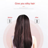 Electric Hair Straightener Hot Comb Flat Iron Multifunctional Hairstyles and Tools LCD Display Digital Straightening Brush Care