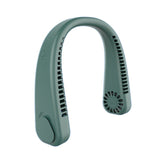 Portable Neck Fan Hands-free Bladeless Fan Wearable Fan Leafless Rechargeable Headphone Design 3rd Gear Wind Speed
