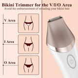 6in1 electric women epilator female shaver leg body hair removal lip chin depilatory lady bikini trimmer facial hair remover