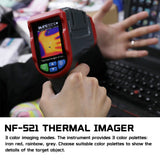 NF-521 Thermal Imager Thermometer Portable Thermal Infrared Camera Digital Display Detector Handheld Temperature Imaging Imager