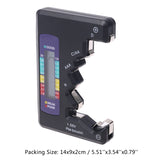 Digital Battery Tester Checker Battery Capacity Tester For C/D/9V/AA/AAA/1.5V Button Battery Power Measuring Indicator