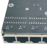 2 Optical 4 Electric Switch Fiber Optic Transceiver 100M Optical Media Converter Single Mode Fiber Port