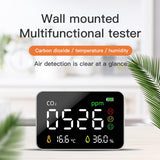 Portable Air Quality Monitor Temperature Humidity Tester CO2 Detector Classrooms Restaurants CO2 Monitor Air Quality Detector