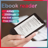 BK-6025 6 Inch E-Book Reader 800x600 Resolution E-Ink Screen Glare-Free with USB Cable PU Cover Built-In Light 4GB Memory Storag