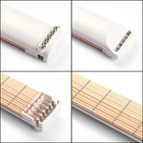 Pocket Guitar Practice Neck, Guitar Trainer 6 Fret Portable Guitar Chord Practice Tool for Beginner