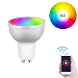 Tuya Gu10 Smart LED Light Bulb 5W RGBCW Voice Control Work With Alexa Google Home Smart Home Automation Light