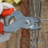 Hog Ring Pliers Repair Hand Tools Wire Fencing 600PCS Hog Rings Nails M-shaped Ring Nail for Animal Pet Cages Fencing