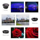 40X60 Zoom Telephoto Lens HD Monocular Telescope Phone Camera Lens For iPhone Xs XR Samsung + Fisheye Wide Angle Macro 3In1 Lens