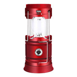 Portable Lamp Outdoor Emergency COB Tent Lamp Flashlight USB Rechargeable LED Solar Camping Lantern Light Work Light