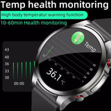 Smart Watch W11 Blood Glucose Non-invasive Blood Sugar ECG Body Temperature Heart Rate Health Monitoring Men Women Smartwatch