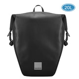 SAHOO 20L Waterproof Cycling Trunk Bag Bicycle Rear Rack Bag Bike Pannier Bag Travel Bag Large Capacity Saddle Bag for Bicycle
