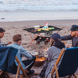 Portable Foldable Table Camping Outdoor Fishing Home Barbecue BBQ Picnic Table Aluminium Alloy Ultra Light Folding Desk