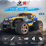 12402-A D7 1/12 RC Car 2.4G 4WD Car cochecito Crawler 550 Motor 45 Km/h coche todoterreno de alta velocidad coche de escalada