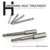100mm S2 Hexagon Screwdriver Bit Set Magnetic Electric Bit Hex Wind Bit For Power Tools H2 H3 H4 H5 H6 H8 H10 H12 H14