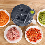 Manual Meat Grinders Vegetable Cutter Food Processor Chopper Container for Kitchen Tool
