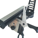 Household Kitchen Fixed Angle System Sharpener Household Scissors Sharpening Saw Grindstone With 240/600/1000 Mesh Diamonds