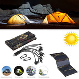 Outdoor Solar Panel Folding Monocrystalline Silicon Solar Cells Emergency Charger Special Charging Board for Travel Camping