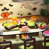 Diy Dollhouse Kit Miniature Building Wooden House Model Japanese-style Sushi Shop Kids Toys Adult Gift Big Doll House Furniture