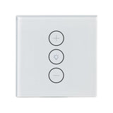 Wifi Switch Button,Tuya Intelligent APP Remote Sensor LED Dimmer Light Wall Press Dimmer EU Standard Switch Sensor