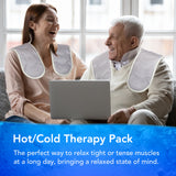 3 in 1 Hot Cold Therapy Pack Brace for Neck Shoulder Back Reusable Tight Muscles Joints Pain Relax Medical Grade Premium Backing