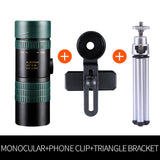 8-24x30 Zoom Monocular Telescope for Smartphone High Quality Powerful Foldable BAK4 Retractable Hunting Optics Handheld Portable