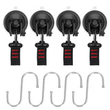 Heavy Duty Suction Cup Anchor Car Canopy Tent Hook Car Camping Tarp Mount Tool Multi-function Suction Cup Anchor with S-Hook