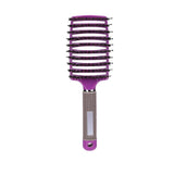 Girls Hair Scalp Massage Comb Hairbrush Bristle Nylon Women Wet Curly Detangle Hair Brush for Salon Hairdressing Styling Tools