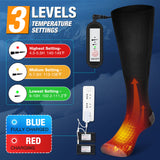 4000mAh Winter Warm Outdoor Socks Thermal Heating Sock Three Modes Elastic Comfortable Water Resistant Electric Warm Sock Ski