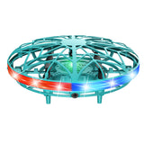 USB Rechargeable Wear Resistant RC Drone LED Light Mini Gift Kids Adults Indoor Outdoor Toy Hand Control UFO Flying Helicopter