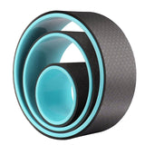 Yoga Wheel Set 3 Pack,Back Roller For Muscle Relaxation &amp; Stretches, Yoga Prop Wheels For Strength&amp;Flexibility