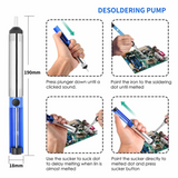 60W Electric Soldering Iron Kit Temperature Adjustable 220V 110V Soldering iron tips with Desoldering Pumps Welding solder Tools