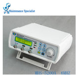MHS-5200A DDS Dual Channel Digital Function Signal Generator Arbitrary waveform generator work sync adjustable,4 TTL 6 MHz