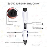 Enotepad SL-300 3D Printing Pen 2PCS/SET Fast Delivery Pens From Oversea Warehouse 3d pen filament pla