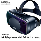 3D Helmet Virtual Reality VR Glasses For 5 To 7 Inch Smartphones 3D Glasses Support 0-800 Myopia VR Headset For Mobile Phone