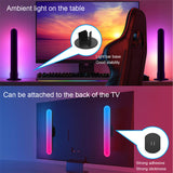 RGB Desktop Atmosphere Night Light Strip LED Colorful Music Rhythm Pickup Lights App Control Home Living Room Decor Table Lamp